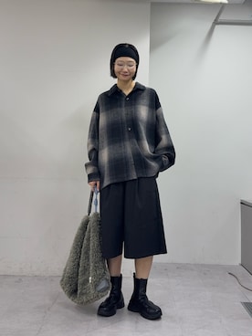 「DISCUS（ディスカス）のアイテム」を使った、yumiさん（レディース・165cm）の秋コーディネート