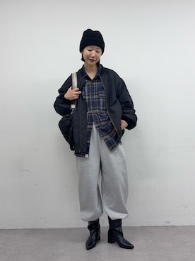 「CIAOPANIC TYPY（チャオパニックティピー）のアイテム（ジャケット/アウター）」を使った、yumiさん（レディース・165cm）の秋コーディネート