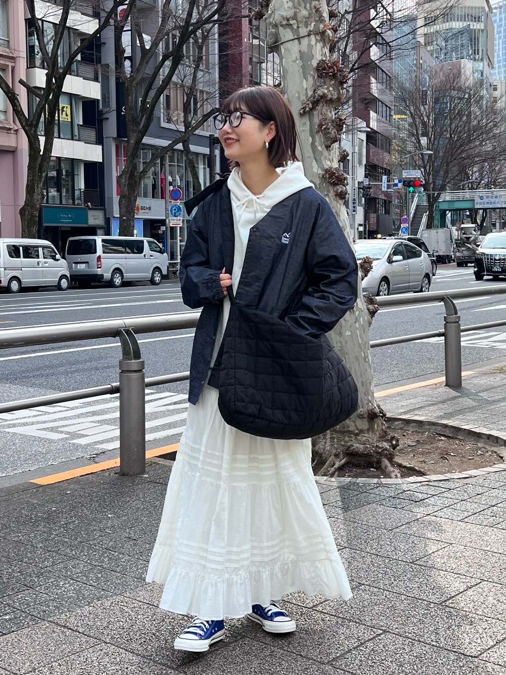 Franklin Climbingのデニムジャケットを使った人気ファッション