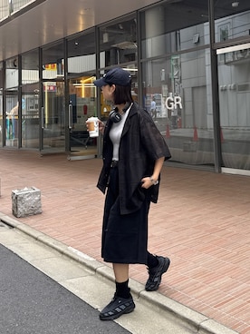 「CIAOPANIC TYPY（チャオパニックティピー）のアイテム（パンツ）」を使った、yumiさん（レディース・165cm）の夏コーディネート