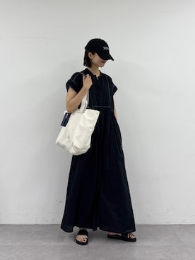 「CIAOPANIC TYPY（チャオパニックティピー）のアイテム（帽子）」を使った、yumiさん（レディース・165cm）の夏コーディネート