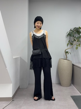 「CIAOPANIC TYPY（チャオパニックティピー）のアイテム（バッグ）」を使った、yumiさん（レディース・165cm）の夏コーディネート