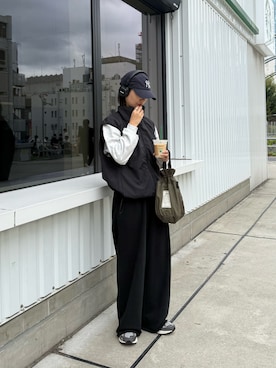 「アイテム（パンツ）」を使った、yumiさん（レディース・165cm）の秋コーディネート