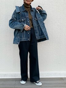 etsinta【チャオパニックティピー】デニムonデニムオーバージャケット Amazon | [CIAOPANIC TYPY] [チャオパニックティピー] 【etsinta
