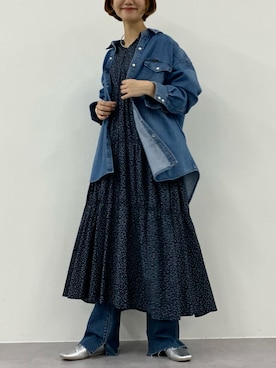 「CIAOPANIC TYPY（チャオパニックティピー）のアイテム（その他シューズ）」を使った、yumiさん（レディース・165cm）の冬コーディネート