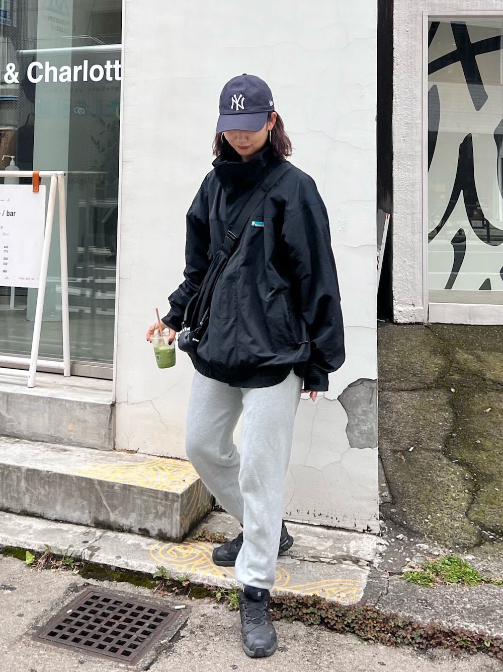 VALLAD ナイロンジャケット IO着用 yumi(CIAOPANIC TYPY)｜Franklin Climbingのナイロンジャケットを使っ