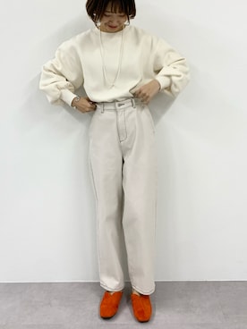 「CIAOPANIC TYPY（チャオパニックティピー）のアイテム（その他シューズ）」を使った、yumiさん（レディース・165cm）の冬コーディネート