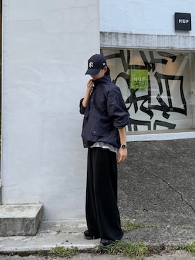 「アイテム（パンツ）」を使った、yumiさん（レディース・165cm）の秋コーディネート