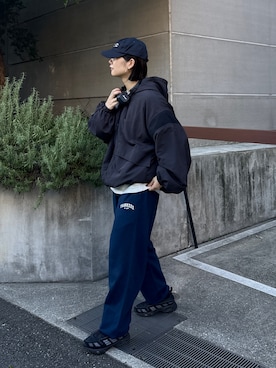 「MLB（メジャーリーグベースボール）のアイテム」を使った、yumiさん（レディース・165cm）の秋コーディネート