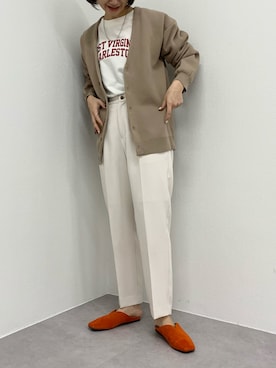 「CIAOPANIC TYPY（チャオパニックティピー）のアイテム（その他シューズ）」を使った、yumiさん（レディース・165cm）の冬コーディネート