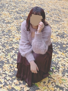 「イチョウ並木」｜mochiさん（レディース・149cm）の秋コーディネート