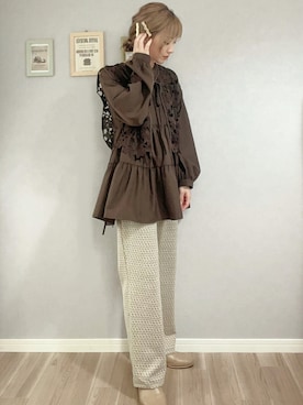 𝚢𝚞𝚖𝚒𝚗𝚌𝚘.𓈒𓆸さんのコーディネート