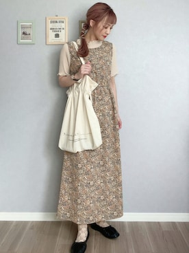 𝚢𝚞𝚖𝚒𝚗𝚌𝚘.𓈒𓆸さん（レディース・154cm）の夏コーディネート