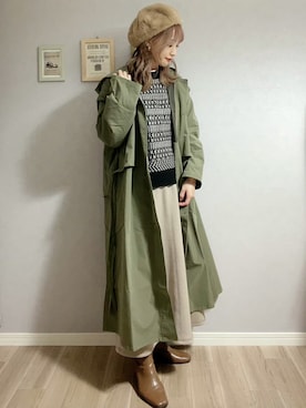 𝚢𝚞𝚖𝚒𝚗𝚌𝚘.𓈒𓆸さん（レディース・154cm）の秋コーディネート