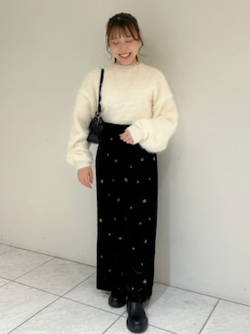 「flower（フラワー）のアイテム」を使った、flowerさん（レディース・151cm）の冬コーディネート