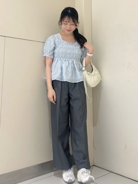 「flower（フラワー）のアイテム」を使った、flowerさん（レディース・151cm）の春コーディネート