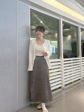 「アイテム（キャミソール）」を使った、flowerさん（レディース・146cm）の秋コーディネート