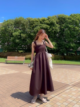 flowerさん（骨格ナチュラル・レディース・154cm）の秋コーディネート