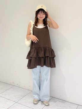 「flower（フラワー）のアイテム」を使った、flowerさん（レディース・147cm）の夏コーディネート