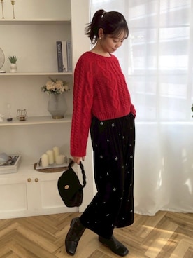 flowerさん（レディース・164cm）の冬コーディネート