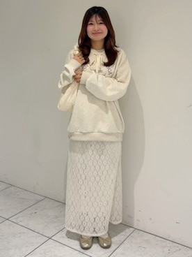 「flower（フラワー）のアイテム」を使った、flowerさん（レディース・147cm）の春コーディネート