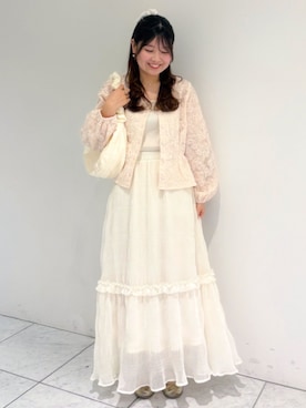 「flower（フラワー）のアイテム」を使った、flowerさん（レディース・147cm）の春コーディネート