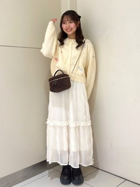 flowerさん（レディース・154cm）の冬コーディネート