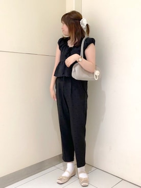 「アイテム（キーホルダー）」を使った、flowerさん（レディース・160cm）の秋コーディネート