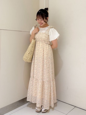 「アイテム（ヘアピン）」を使った、flowerさん（レディース・154cm）の夏コーディネート