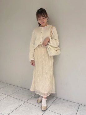 「アイテム（バレエシューズ）」を使った、flowerさん（レディース・151cm）の秋コーディネート