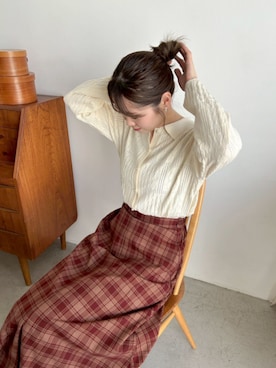 「アイテム（イヤリング）」を使った、flowerさん（レディース・164cm）の夏コーディネート