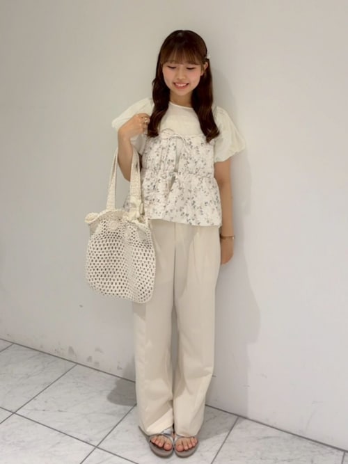 flower キャミソール ブロッサムジャガードトップ : ZOZOTOWN Yahoo!店