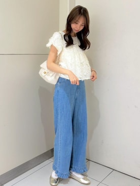 「flower（フラワー）のアイテム」を使った、flowerさん（レディース・166cm）の春コーディネート