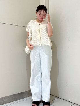 「flower（フラワー）のアイテム」を使った、flowerさん（レディース・153cm）の夏コーディネート