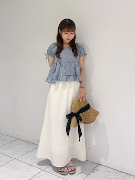 flowerさん(レディース・154cm)の夏コーディネート