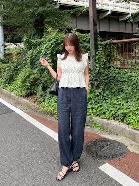 「flower（フラワー）のアイテム」を使った、flowerさん（レディース・164cm）の夏コーディネート