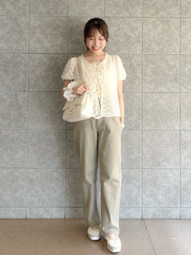 「flower（フラワー）のアイテム」を使った、flowerさん（レディース・151cm）の夏コーディネート
