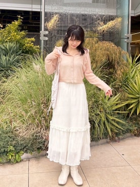 「flower（フラワー）のアイテム」を使った、flowerさん（レディース・164cm）の春コーディネート