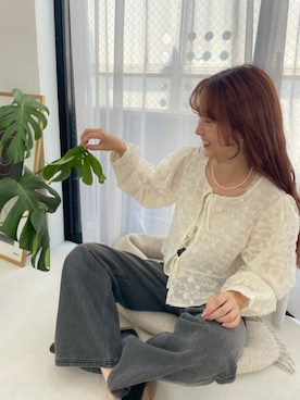 flowerさん（骨格ナチュラル・レディース・154cm）の夏コーディネート