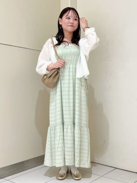「flower（フラワー）のアイテム」を使った、flowerさん（レディース・153cm）の春コーディネート