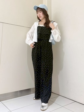 「flower（フラワー）のアイテム」を使った、flowerさん（レディース・154cm）の春コーディネート