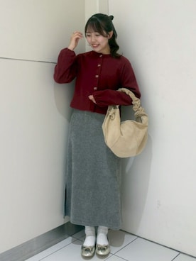 「flower（フラワー）のアイテム」を使った、flowerさん（レディース・154cm）の秋コーディネート