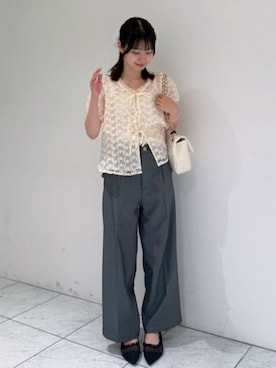 「flower（フラワー）のアイテム」を使った、flowerさん（レディース・151cm）の夏コーディネート
