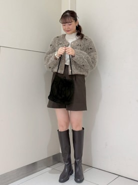 「アイテム（ヘアゴム）」を使った、flowerさん（レディース・161cm）の秋コーディネート