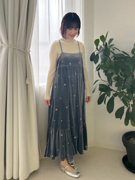 「flower（フラワー）のアイテム」を使った、flowerさん（レディース・155cm）の秋コーディネート