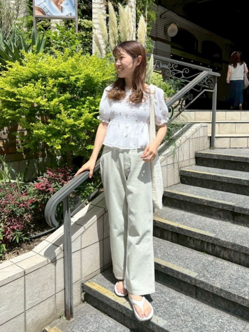 新品　flower　ペチュニアブラウス セール】ペチュニアブラウス（シャツ/ブラウス）｜flower