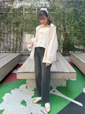 flowerさん（レディース・161cm）の春コーディネート