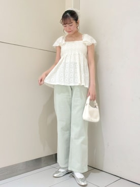 「flower（フラワー）のアイテム」を使った、flowerさん（レディース・161cm）の春コーディネート