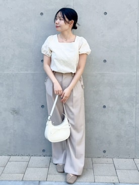 「flower（フラワー）のアイテム」を使った、flowerさん（レディース・146cm）の春コーディネート