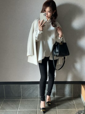 「UNITED ARROWS（ユナイテッドアローズ）のアイテム（その他アウター）」を使った、さやさん（レディース・158cm）の春コーディネート